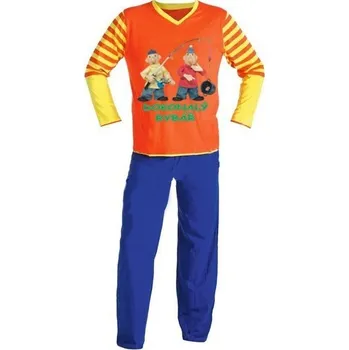 Dětské pyžamo Pat a Mat, dlouhý rukáv - Pata a Mat Dokonalý rybář