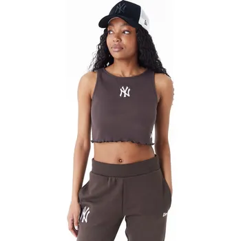 Dámské tílko New Era MLB LIFESTYLE CROP TANK NEW YORK YANKEES W bílé 60435294 - XS | UK 7,5 | US 10