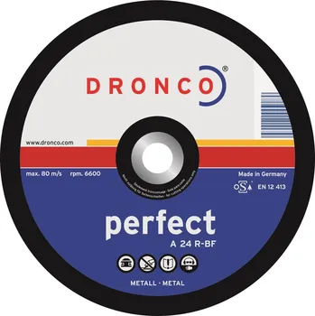 Řezný kotouč Kotouč na kov 180x3,0 mm PERFECT METAL DRONCO