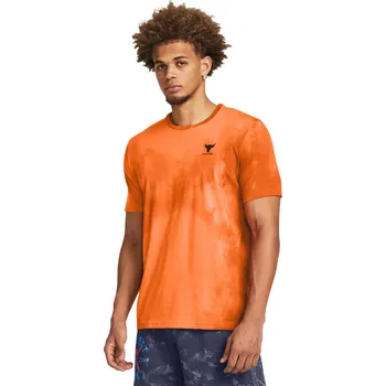 Pánské tričko Pánské tričko s krátkým rukávem Under Armour PJT RCK PAYOF AOP GRAPHIC oranžové 1383194-810 - XL | UK 5 | US 5,5