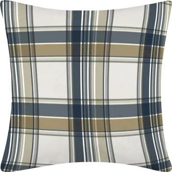 Povlečení DARRÉ Povlak na polštář Kostka - modrobéžový Velikost: 70 x 90