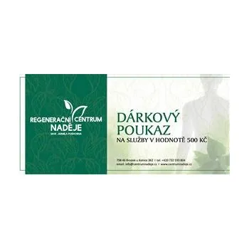 Dárkový potravinový koš Dárkový poukaz Centrum Naděje 500 Kč