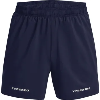 Pánské sportovní kraťasy Under Armour PJT ROCK 5" WOVEN SHORT modré 1380178-410 - XL | UK 14 | US 15