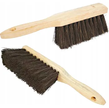 Obraz SMETÁČEK KARTÁČOVÁ METLA DŘEVĚNÁ S ŠTĚTINAMI ARENGA 31 cm PREMIUM