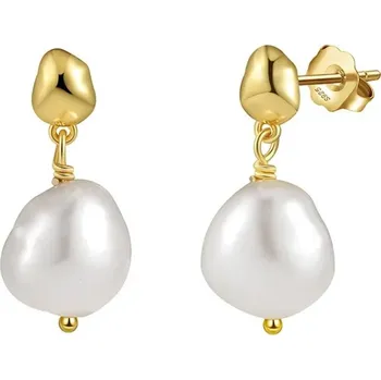 Náušnice Majya Stříbrné náušnice BRINEE pozlacené Ag/; ≤2,96 g 11704