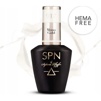 Lak na nehty Hybridní lak 917 Mono Gold 8ml SPN Nails