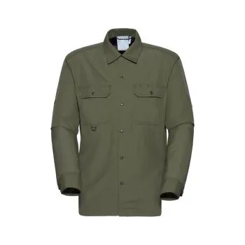 Pánská košile Mammut Highland Longsleeve Shirt Men 40284 dark marsh zelená M