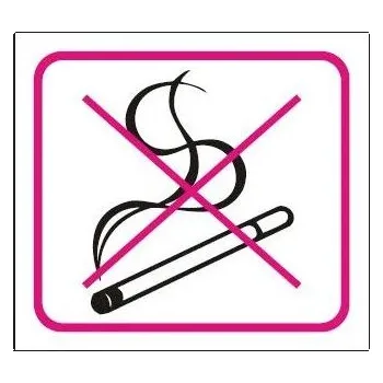 Značení CIGARETA piktogram 100x90mm samolepka