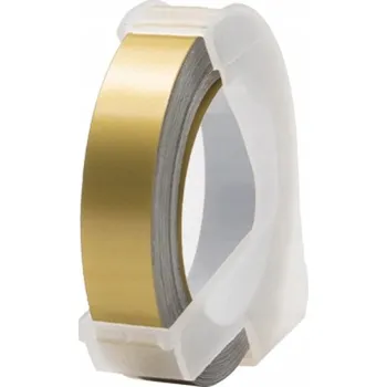 Pásek do tiskárny 3D páska do embosovacího štítkovače MOTEX E-505 6mm zlatá
