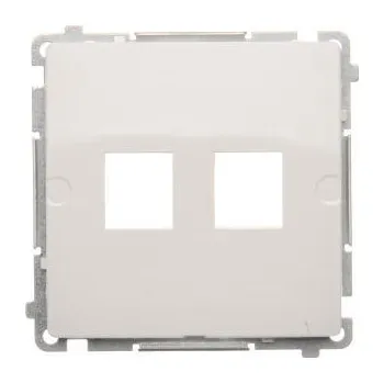 Elektrická zásuvka Internetová, Telefonní a USB zásuvka do zdi Simon bílá