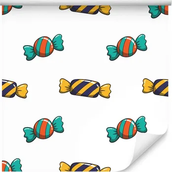 Fototapeta Tapeta pro mládež Barevné Bonbóny sladkosti