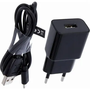 Síťová nabíječka s odpojitelným Micro USB kabelem pro Xiaomi Redmi 9A