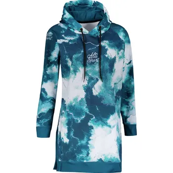 Dámská mikina Dámská funkční mikina premium ALTISPORT VOJ/ALW066MI03 ZELENOMODRÁ M