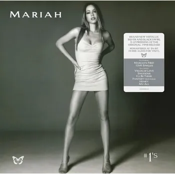 Zahraniční hudba Mariah Carey - #1's (Metallic Silver With Black Swirl Coloured) (Reissue) (2 LP)