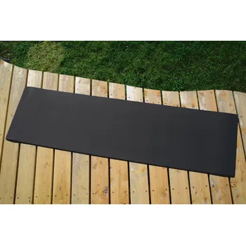 podložka na cvičení BasicNature ECO Spací podložka černá 200 x 55 x 1 cm velká