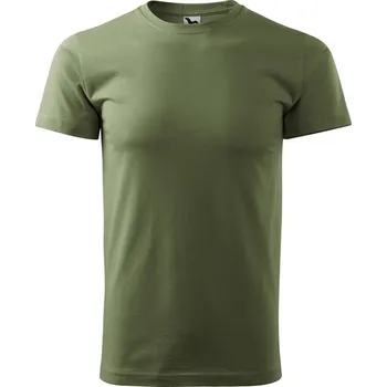 Tričko MALFINI BASIC, barva khaki, velikost L