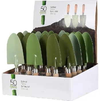 Zahradní dekorace Lopatka zahradní, 9 x 3 x 28 cm, 3 odstíny zelené, balení obsahuje 3 kusy!|Esschert Design