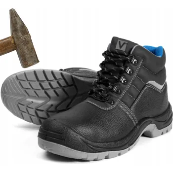 Pracovní obuv PRACOVNÍ OBUV Verken Robust S1 Kotníkové Bezpečnostní Boty Kožené BOZP vel. 45