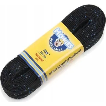 Zimní brusle Voskované tkaničky do bruslí HOWIES 244 cm Černé