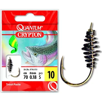 Quantum Crypton návazce na pstruhy 5ks Velikost háčku: 12 Získejte slevu -5% za registraci v e-shopu