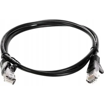 Síťový kabel Patchcord U/UTP 5e Goobay 1 m černý