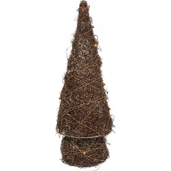 Obraz VÁNOČNÍ STROMEK Z BROKÁTOVÉHO PLETIVA 39 CM