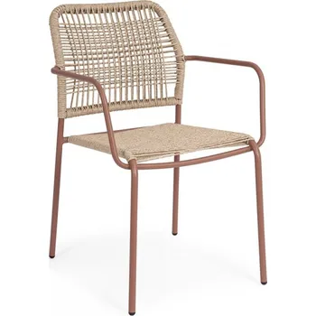 BIZZOTTO Zahradní židle JABLE oranžová s výpletem 0665051