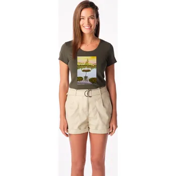 CityZen - PŘÍRODA 2023 Dámské tričko BREDA dark khaki 34