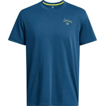 Pánské tričko Pánské tričko s krátkým rukávem Under Armour CURRY EMB SPLASH TEE modré 1383379-426 - M | UK 12,5 | US 13,5