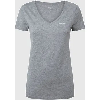 Dámské tričko Pepe Jeans Dámské tričko CORINE Barva: šedá, Velikost: XS