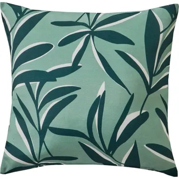 Povlak na dekorativní polštářek Blancheporte Sada 2 povlaků na polštářky s potiskem listů zelenkavá povlak na polštářek 40x40 cm