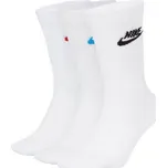 Vysoké funkční ponožky Nike SPORTSWEAR EVERYDAY ESSENTIAL bílé DX5025-911 - M | UK 14 | US 15