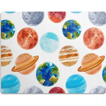 Podložka pod záchod pro kočky Barevné planety 45x35 cm