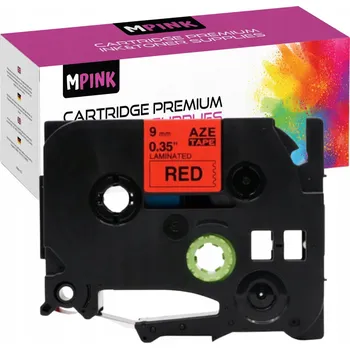 Pásek do tiskárny Páska do Brother TZ-431 Černá na Červeném - Prémiová Kvalita