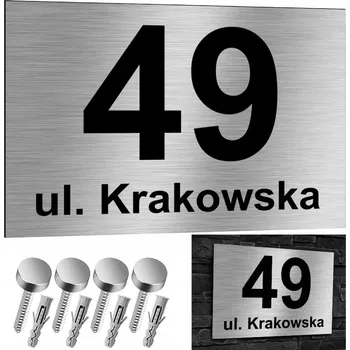 Obraz Číslo na dům 30 x 20 cm