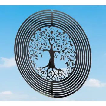 Harmonizační spirála se stromem života – feng shui dekorace pro energii a rovnováhu