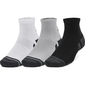 Vysoké funkční ponožky Under Armour PERFORMANCE TECH QUARTER SOCKS (3 PAIRS) šedé 1379510-011 - M | UK 12 | US 13
