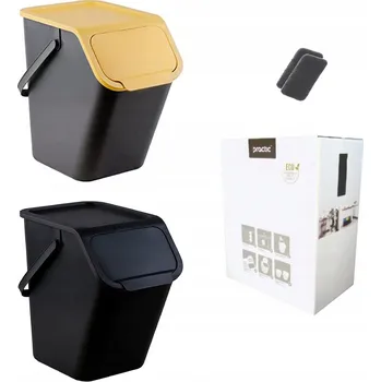 Odpadkový koš 2x Odpadkový koš Nádoba na třídění odpadu
