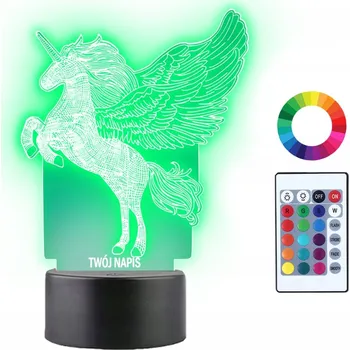 Lampička Noční lampa Umění Gravírování, vícebarevná