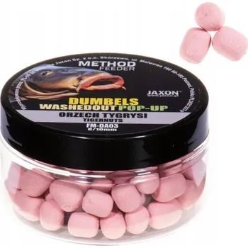 Boilies Plovoucí nástrahy Dumbels Washedout Pop-up Method Feeder 8/10MM 30G JAXON TYGŘÍ OŘECH