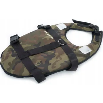 Obleček pro psa Záchranná vesta pro psa velikosti S maskáčový (maskáčová)