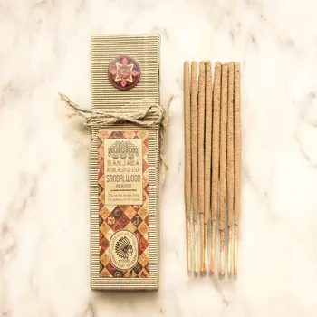 Čajovna Plantbee Pryskyřičné vonné tyčinky Banjara santalové dřevo