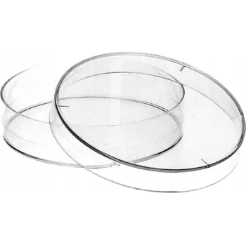 Petriho misky plastové PS 55 x 14 mm ventilované 15 ks - BIOSPACE