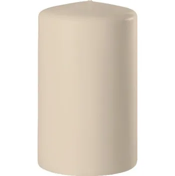 Svíčka Svíčka SAFE CANDLE pr.4x8cm, hnědá|sahara, balení 24ks|Wenzel