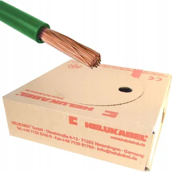 elektrický kabel Vodič H07V-K 1,5mm2 ZELENÝ 100m