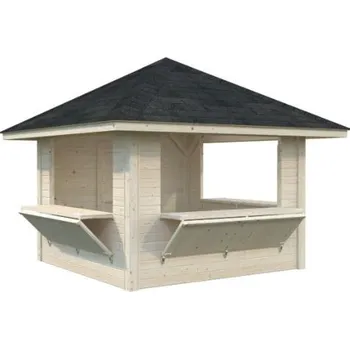 Zahradní stan Prodejní stánek Bianca 8,3 m2 (tři prodejní okna)