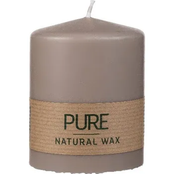 Svíčka Svíčka z přírodního vosku pr.7x9cm, písková|sand, ks|Wenzel