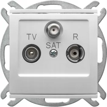 Elektrická zásuvka Anténní zásuvka nástěnná Polmark bílá