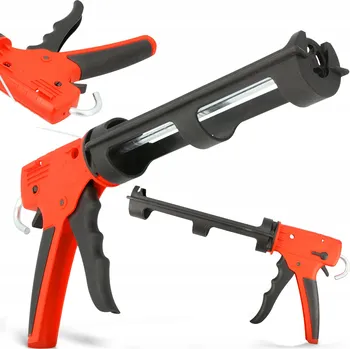 Vytlačovací pistole VYTLAČOVACÍ PISTOLE na SILIKON, AKRYL, TMELY, LEPIDLA, SPÁROVACÍ HMOTY - RUČNÍ, KOVOVÁ