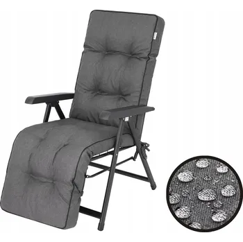 Podsedák Polštář Hobbygarden 160 x 50 x 8 šedý